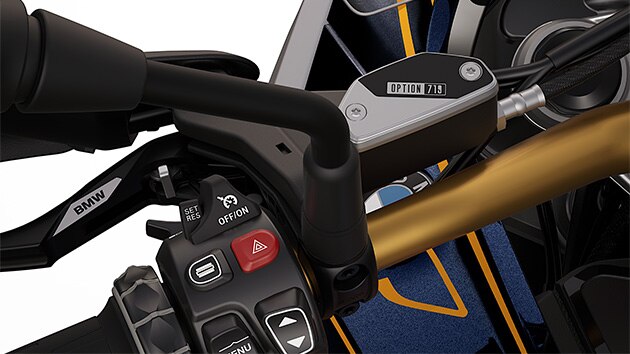 The Option 719 milled parts of the R 1300 GS Biscaya