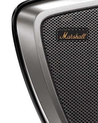 Installed Marshall speakers.