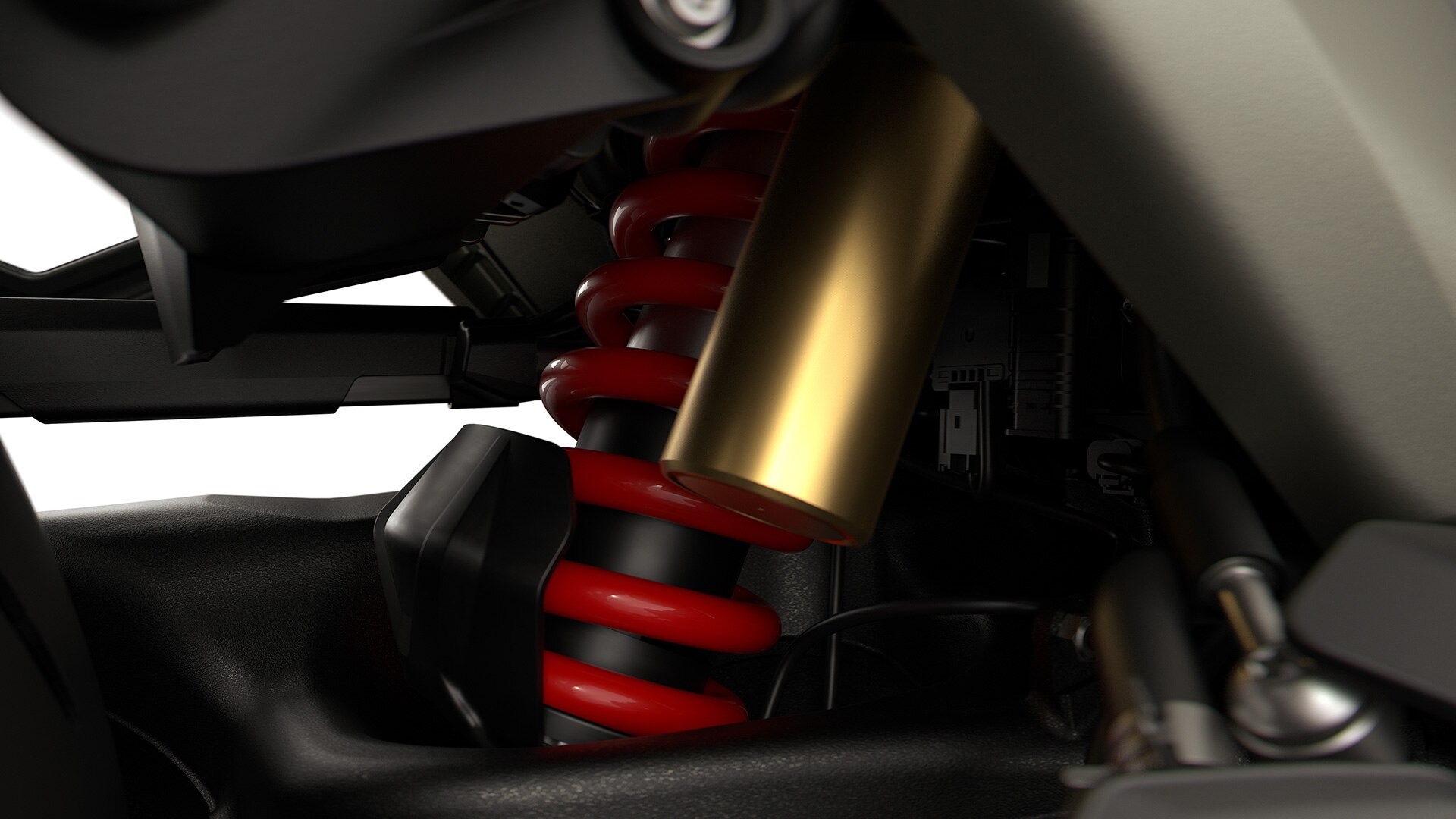 The sport suspension of the R 1300 R from BMW Motorrad